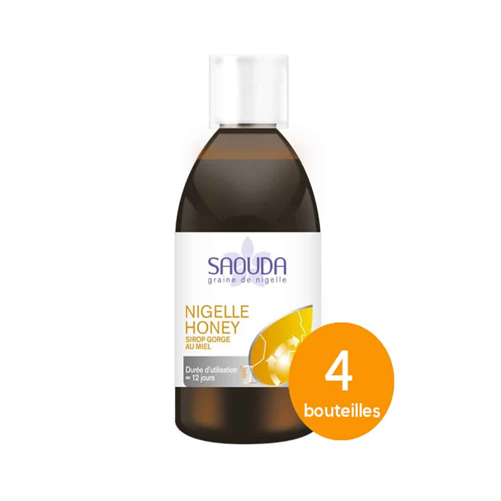 Pack sirop miel 4 bouteilles