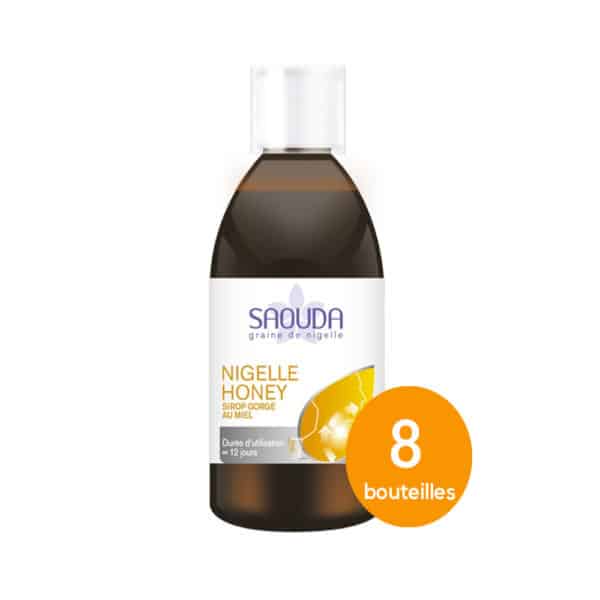Pack sirop miel 8 bouteilles
