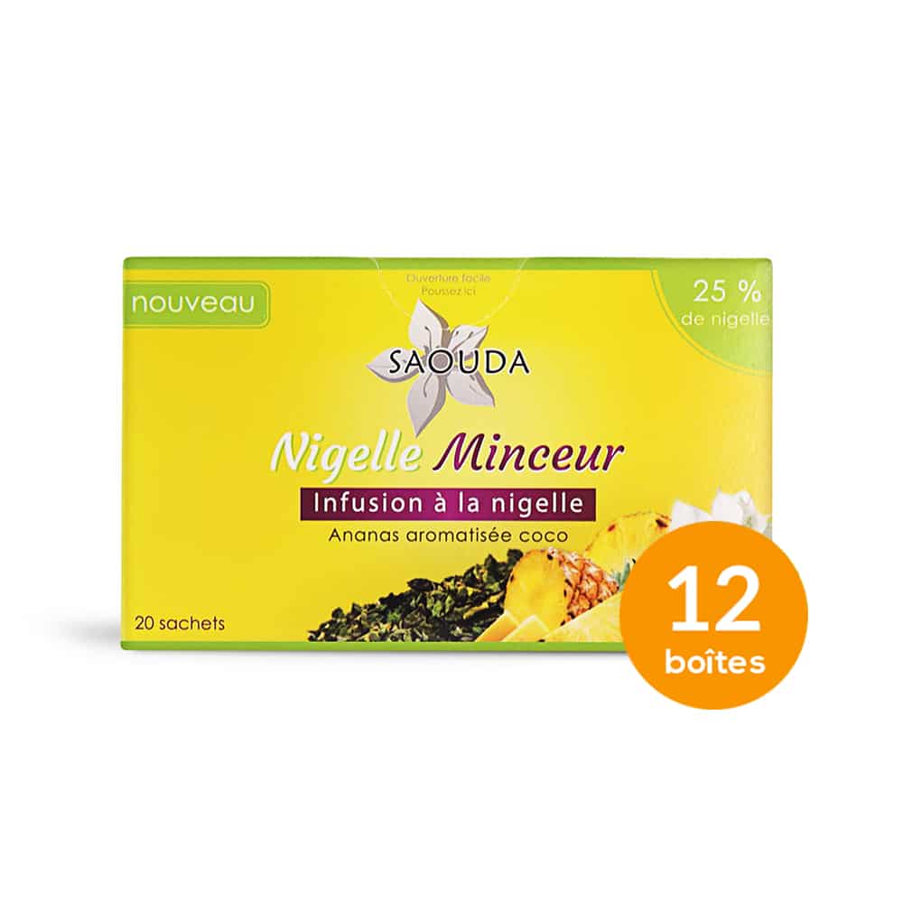 pack 12 boites infusion nigelle minceur